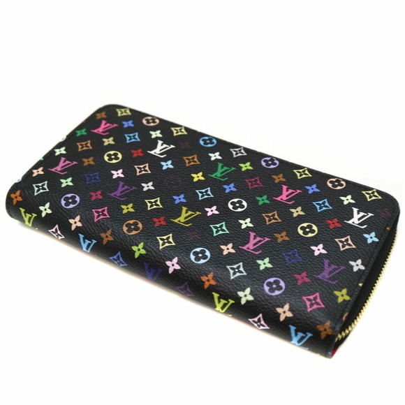 Louis Vuitton Wallet Grenard LV Zippy Black Multicolor Black Long Noir - Picture 1 of 6